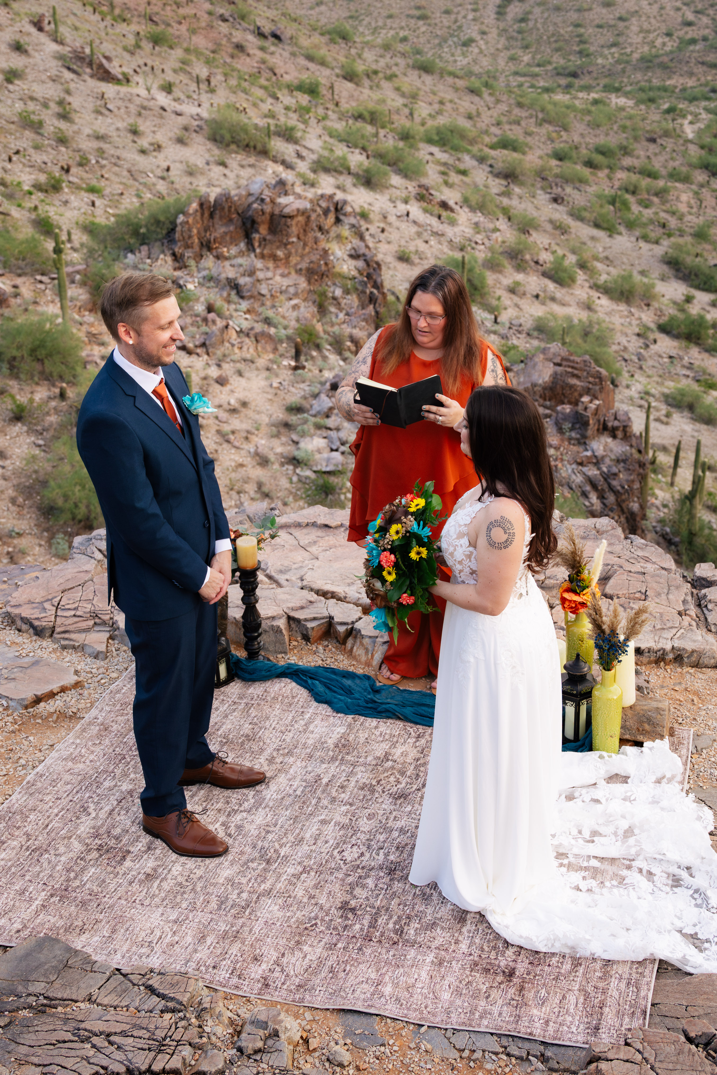 Wedding ceremony moment